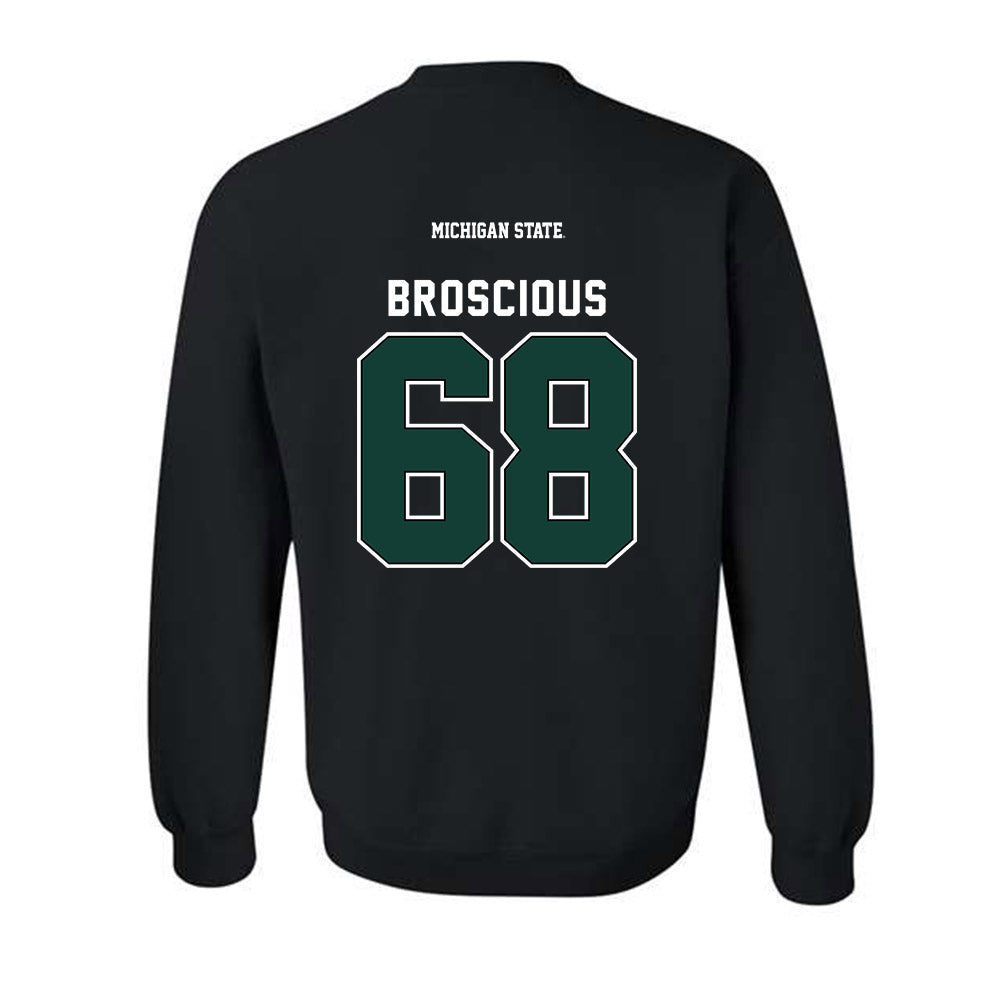 Michigan State - NCAA Football : Gavin Broscious - Crewneck Sweatshirt