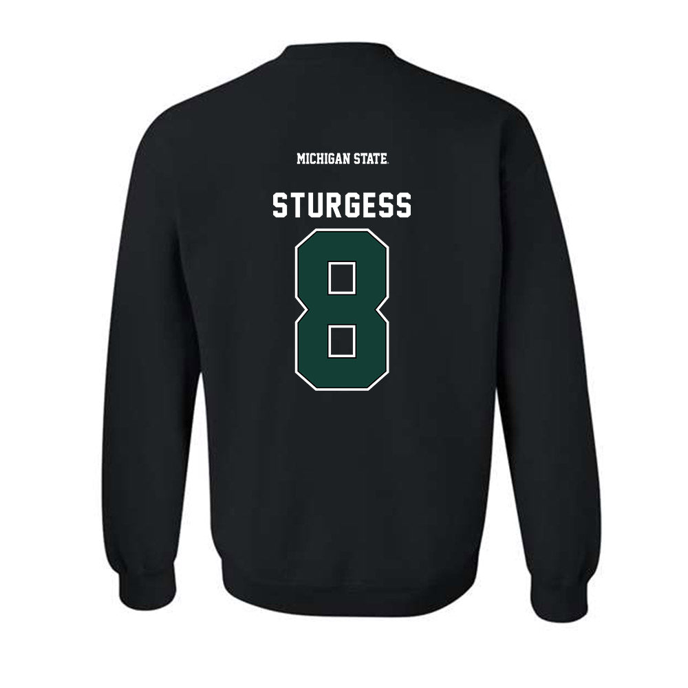 Michigan State - NCAA Baseball : Isaac Sturgess - Crewneck Sweatshirt-1