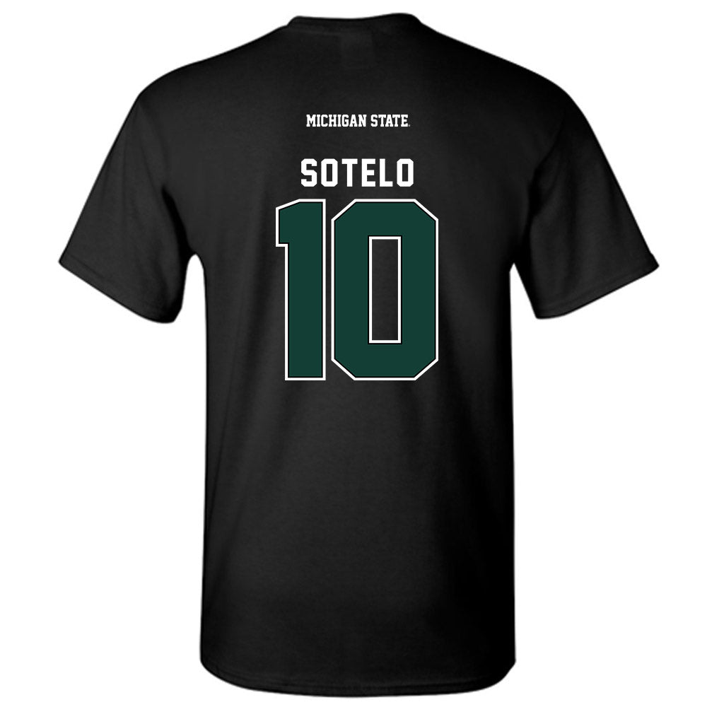 Michigan State - NCAA Women's Basketball : Ines Sotelo - Generic Shersey T-Shirt-1
