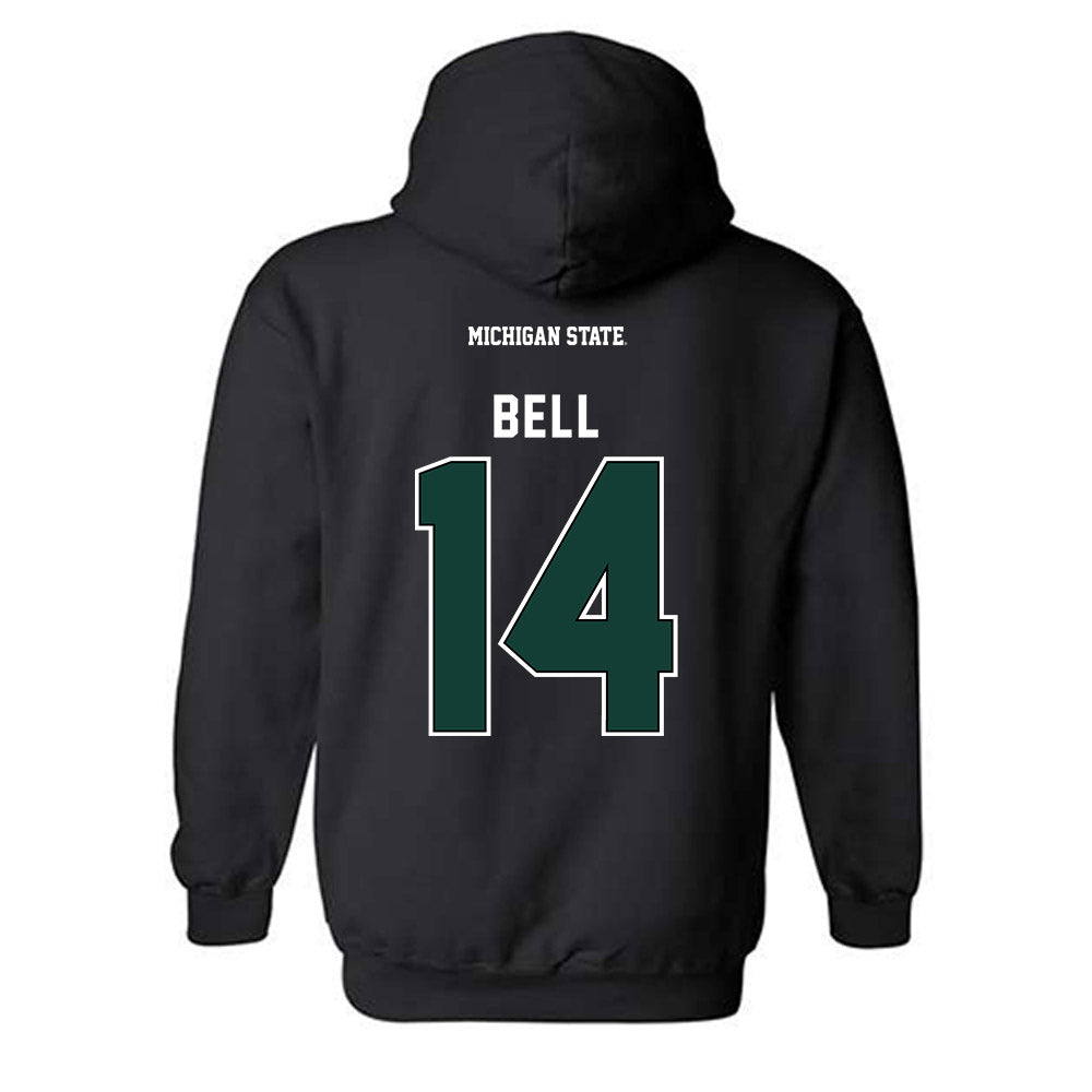 Michigan State - NCAA Football : Malcolm Bell - Generic Shersey Hooded Sweatshirt-1