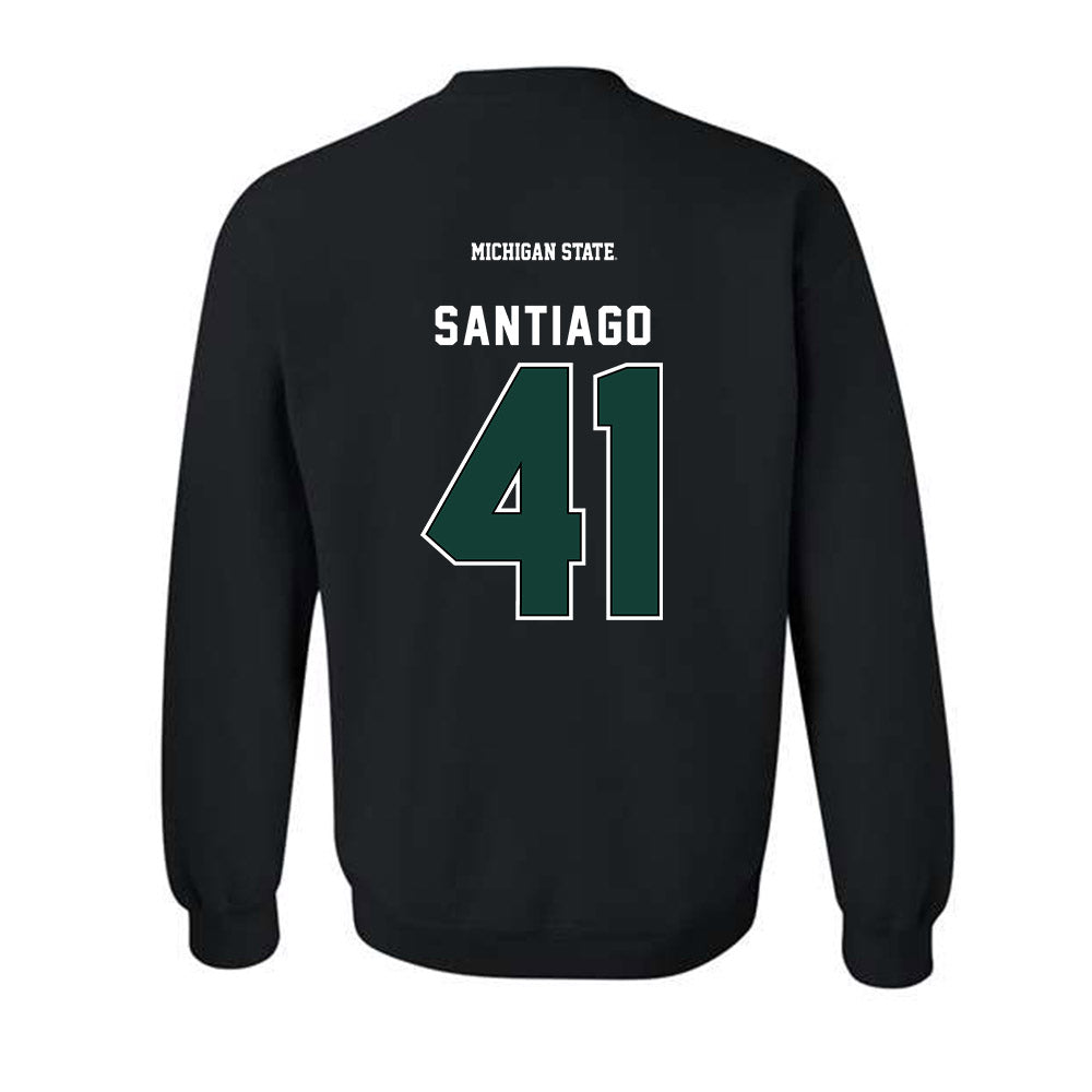 Michigan State - NCAA Football : David Santiago - Crewneck Sweatshirt-1