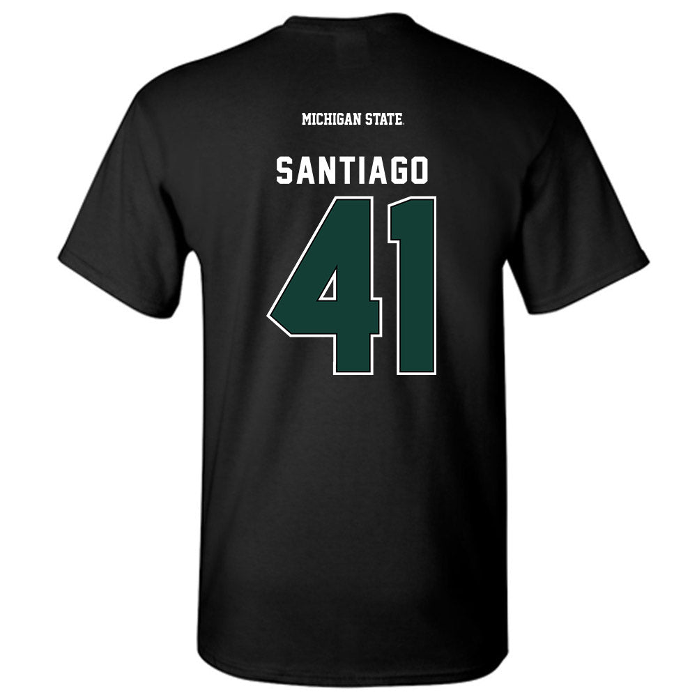 Michigan State - NCAA Football : David Santiago - T-Shirt-1