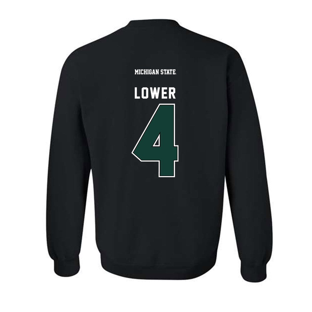 Michigan State - NCAA Softball : Natalie Lower - Generic Shersey Crewneck Sweatshirt-1