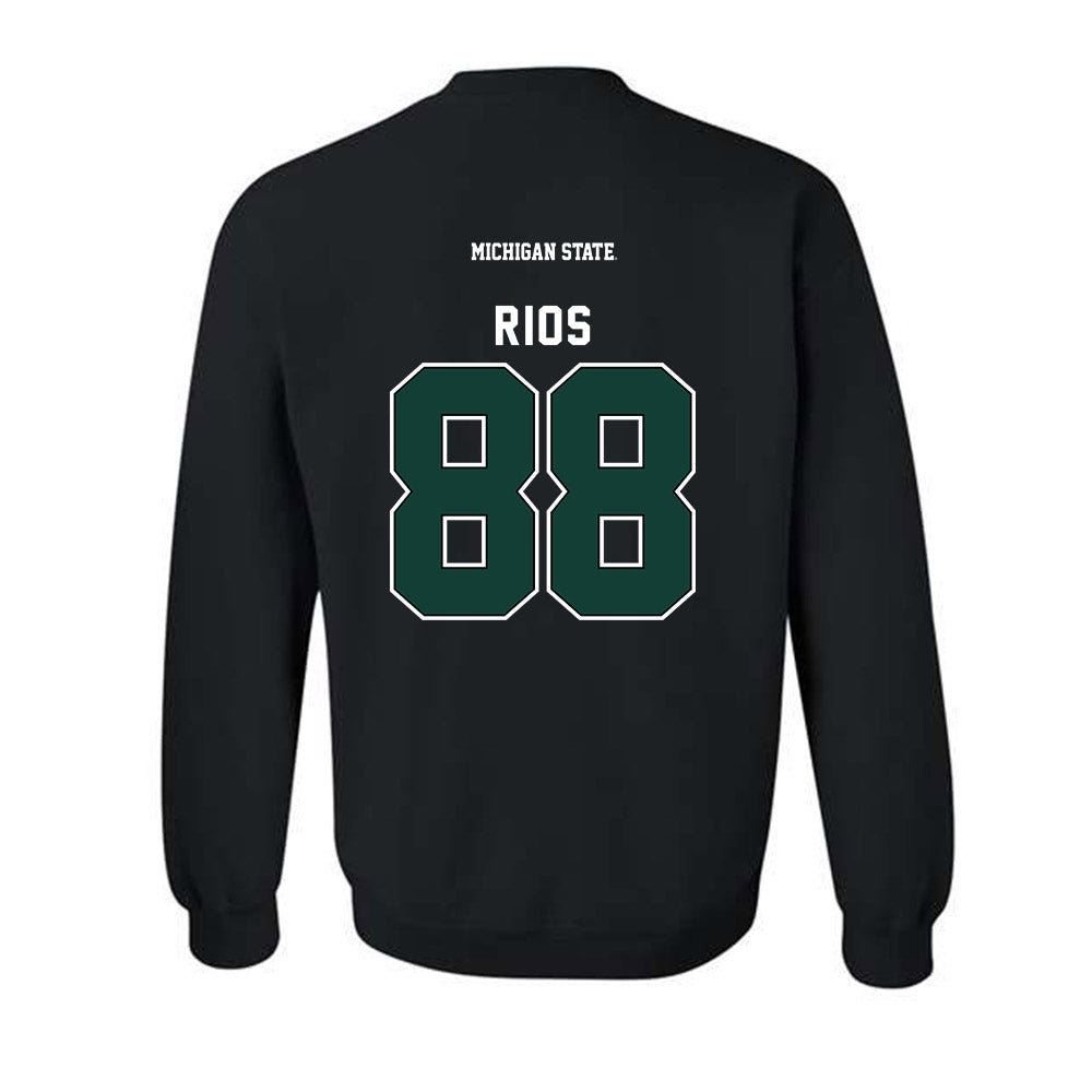 Michigan State - NCAA Football : Kai Rios - Generic Shersey Crewneck Sweatshirt-1
