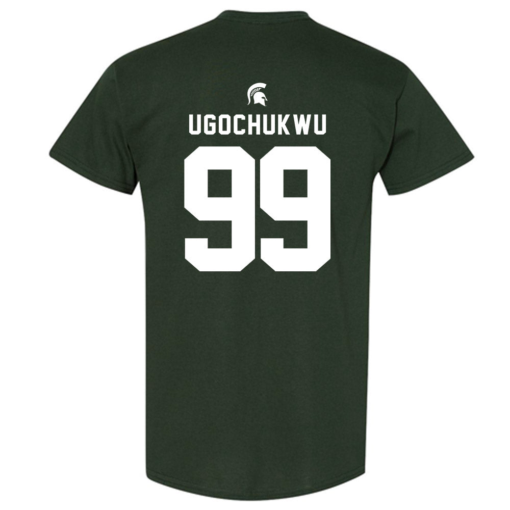 Michigan State - NCAA Men's Basketball : Divine-Collins Ugochukwu - Generic Shersey T-Shirt-1
