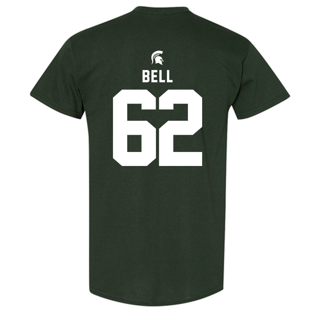 Michigan State - NCAA Football : Justin Bell - Generic Shersey T-Shirt-1
