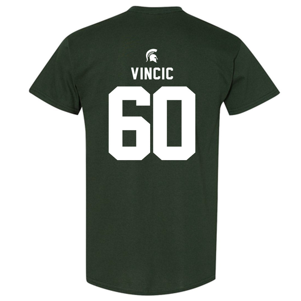 Michigan State - NCAA Football : Luka Vincic - Generic Shersey T-Shirt-1