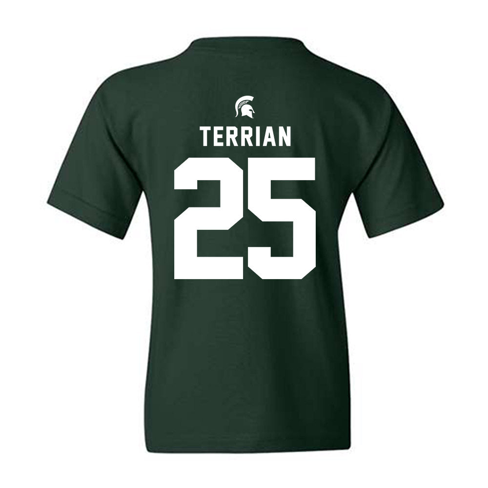 Michigan State - NCAA Women's Basketball : Anna Terrian - Generic Shersey Youth T-Shirt-1