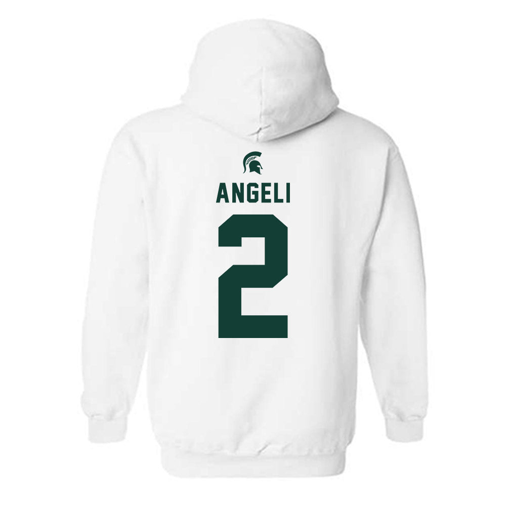 Michigan State - NCAA Women's Field Hockey : Nina Angeli - Classic Shersey Hooded Sweatshirt-1