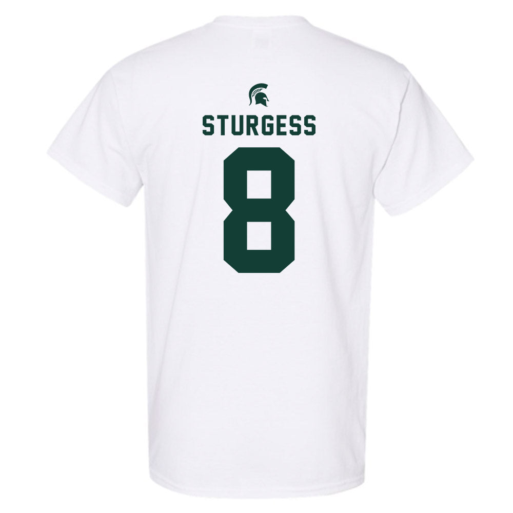 Michigan State - NCAA Baseball : Isaac Sturgess - Classic Shersey T-Shirt-1