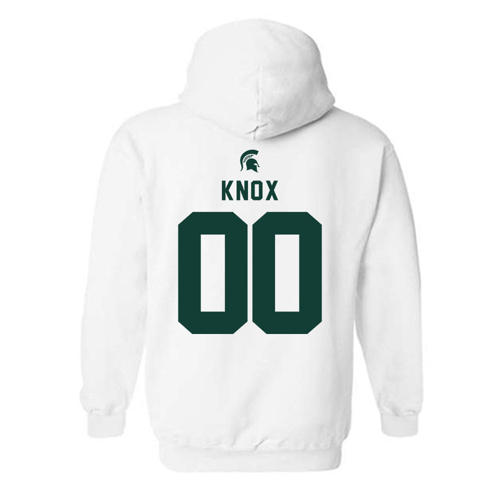 Michigan State - NCAA Men's Soccer : JEB Knox - Classic Shersey Hooded Sweatshirt-1