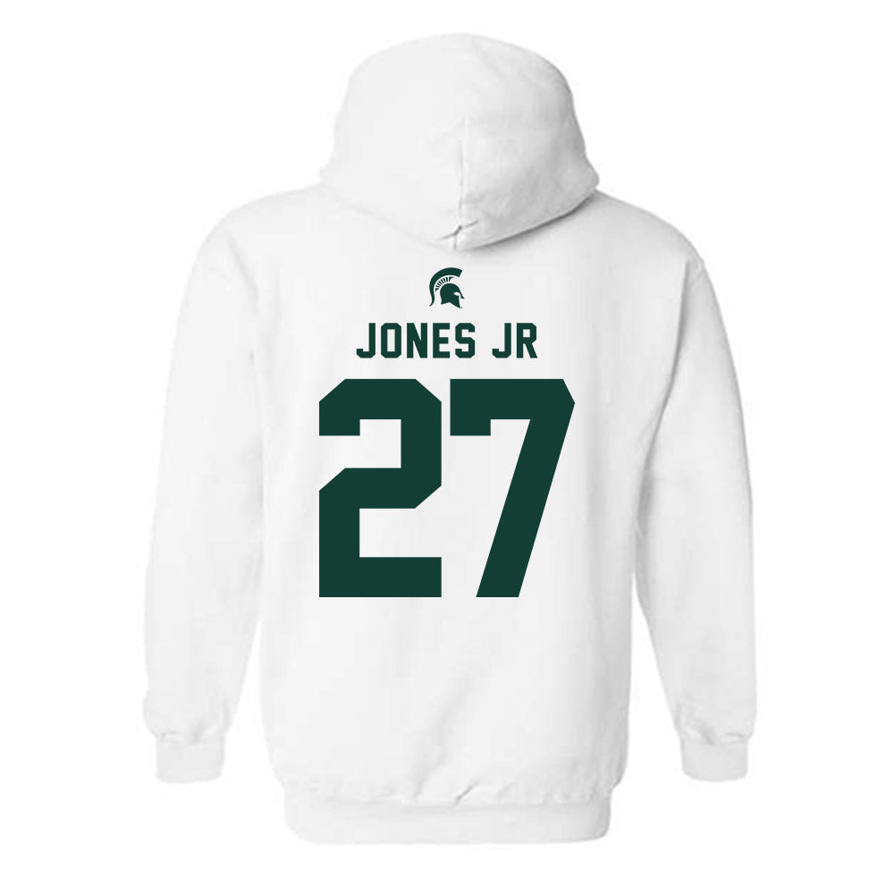 Michigan State - NCAA Football : Darrin Jones Jr - Classic Shersey Hooded Sweatshirt-1