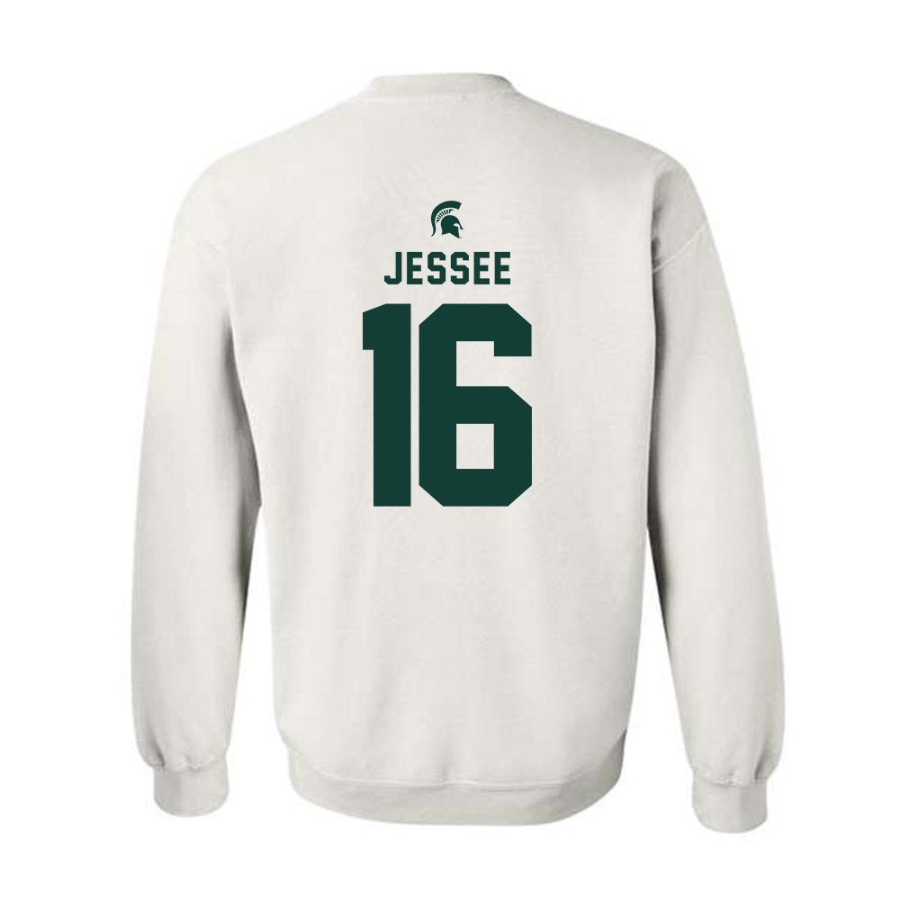 Michigan State - NCAA Football : Ryland Jessee - Classic Shersey Crewneck Sweatshirt-1