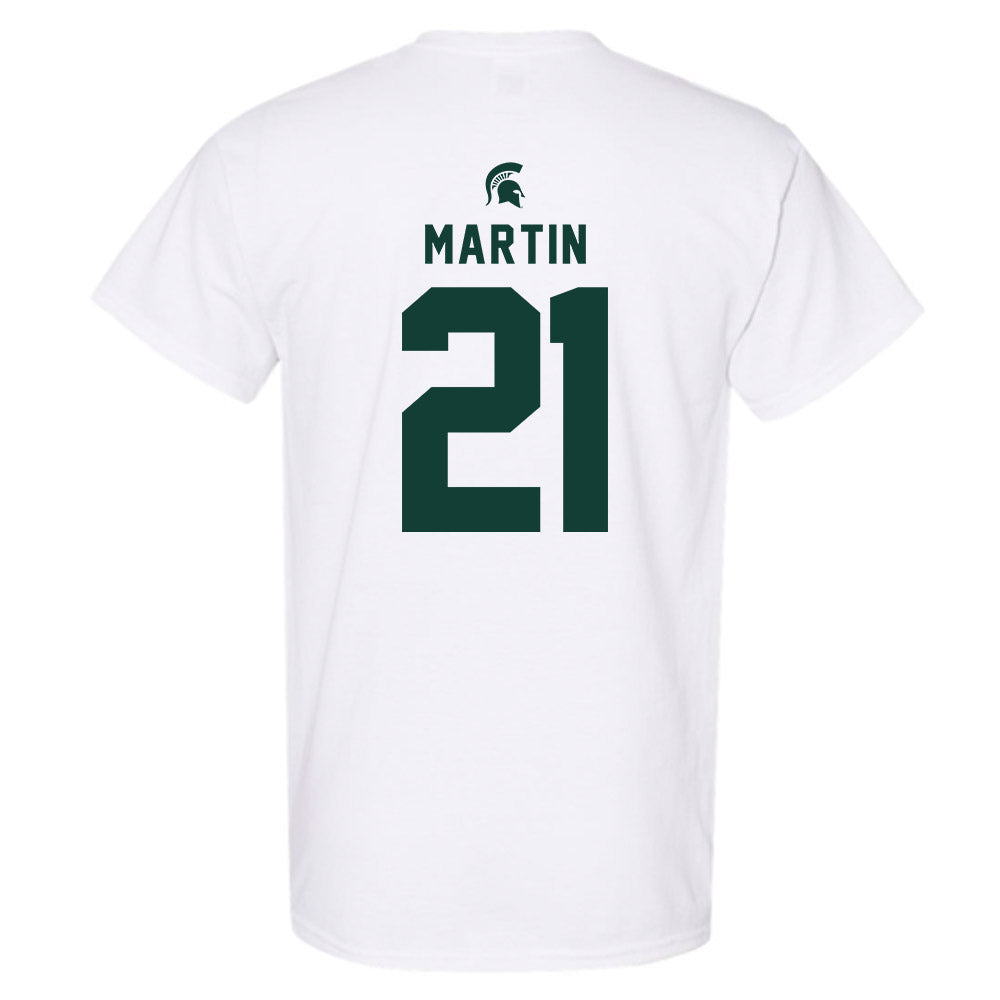 Michigan State - NCAA Women's Soccer : Maleeya Martin - Classic Shersey T-Shirt-1