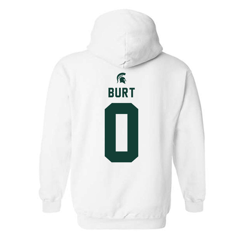 Michigan State - NCAA Football : Nijhay Burt - Classic Shersey Hooded Sweatshirt-1