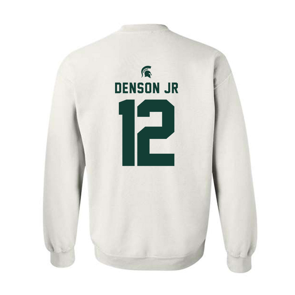 Michigan State - NCAA Football : Justin Denson Jr - Classic Shersey Crewneck Sweatshirt-1