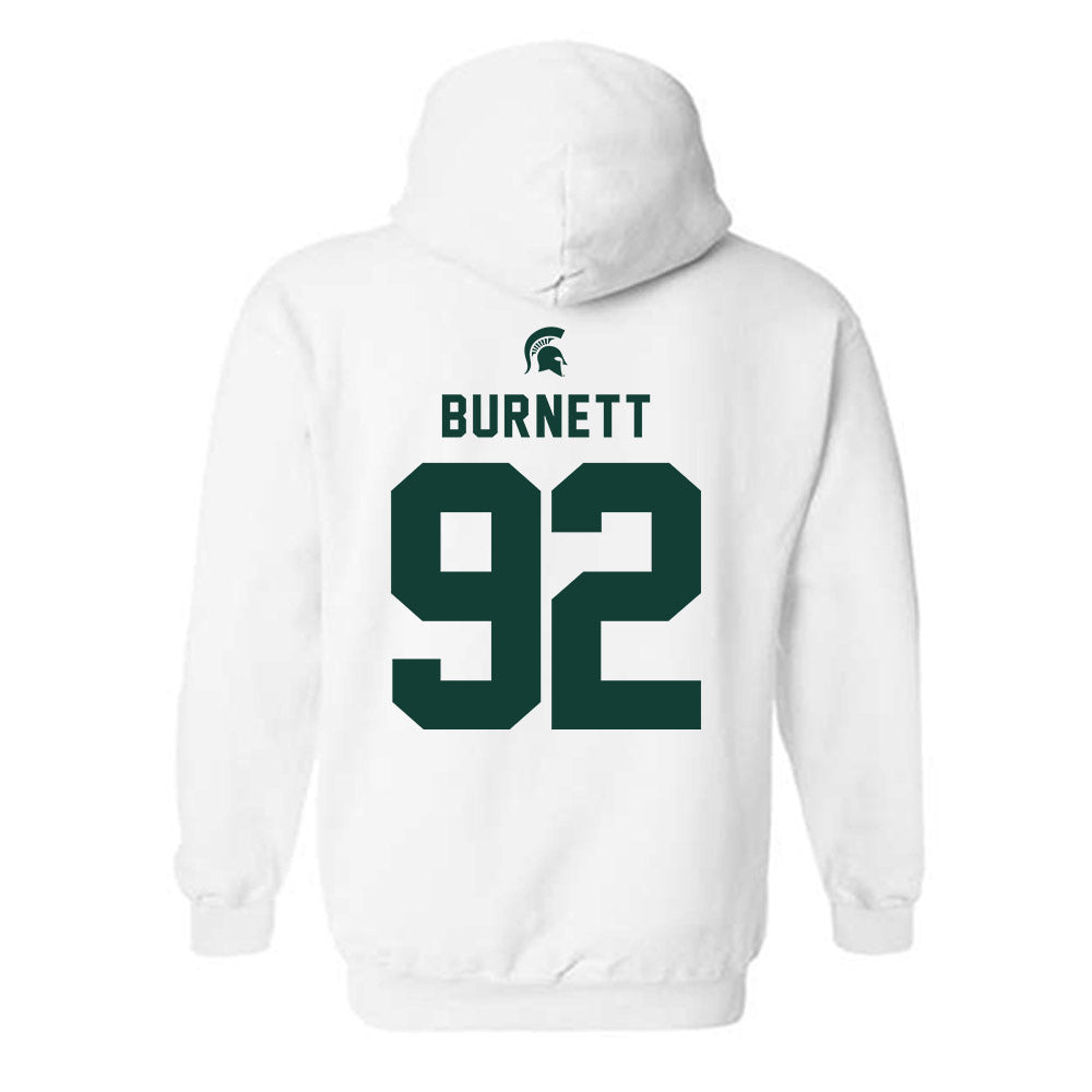 Michigan State - NCAA Football : Kekai Burnett - Classic Shersey Hooded Sweatshirt-1