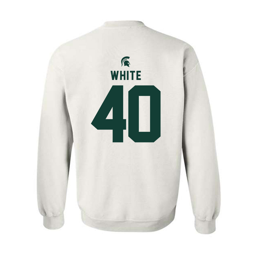 Michigan State - NCAA Football : DeJae White - Classic Shersey Crewneck Sweatshirt-1