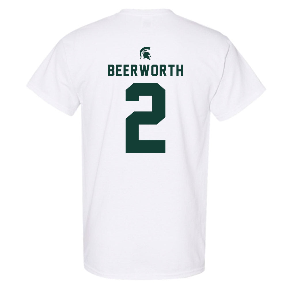Michigan State - NCAA Women's Soccer : Sofia Beerworth - Classic Shersey T-Shirt-1