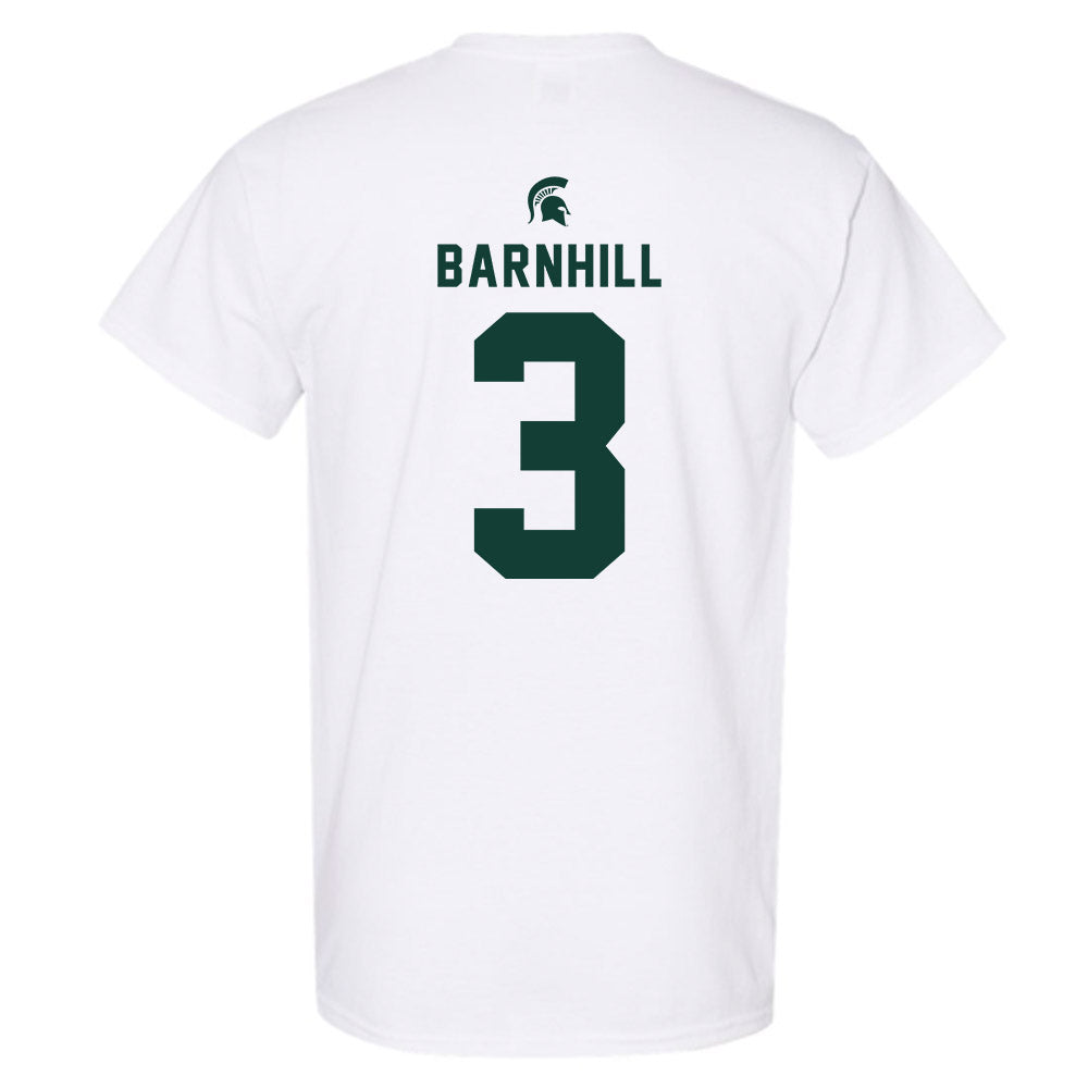 Michigan State - NCAA Men's Ice Hockey : Sean Barnhill - Classic Shersey T-Shirt-1