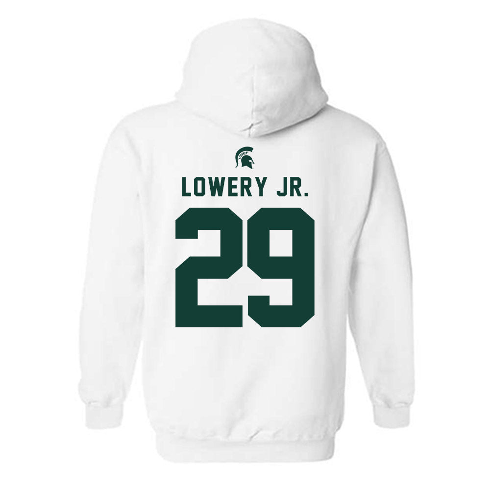 Michigan State - NCAA Football : Marqui Lowery Jr. - Classic Shersey Hooded Sweatshirt-1