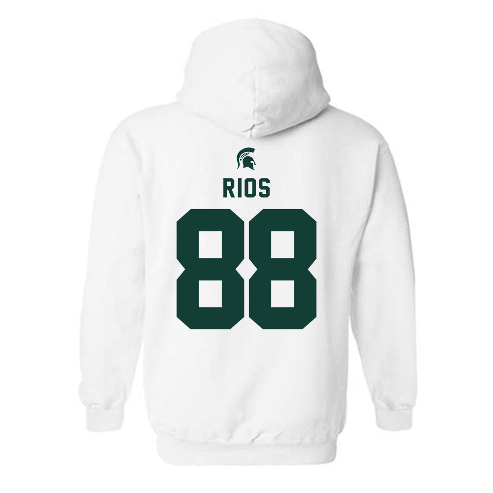 Michigan State - NCAA Football : Kai Rios - Classic Shersey Hooded Sweatshirt-1