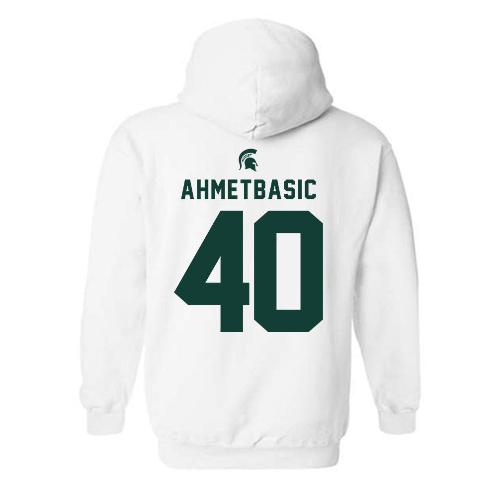 Michigan State - NCAA Football : Tarik Ahmetbasic - Classic Shersey Hooded Sweatshirt-1