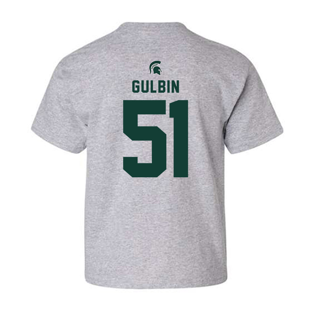 Michigan State - NCAA Football : Matthew Gulbin - Generic Shersey Youth T-Shirt-1