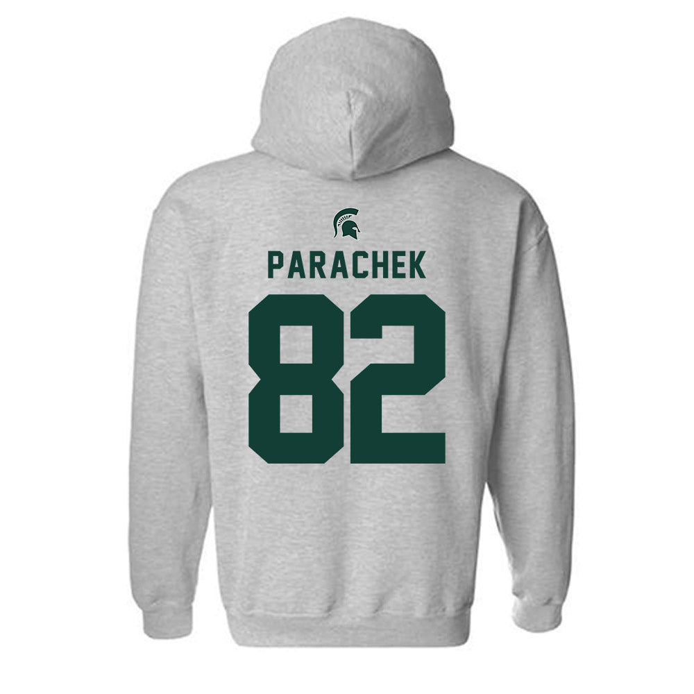 Michigan State - NCAA Football : Brennan Parachek - Generic Shersey Hooded Sweatshirt