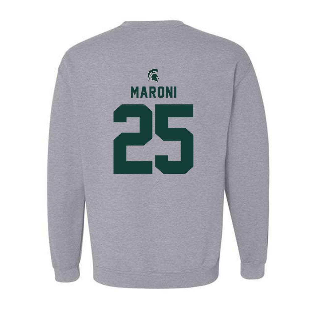 Michigan State - NCAA Women's Soccer : Samantha Maroni - Generic Shersey Crewneck Sweatshirt-1