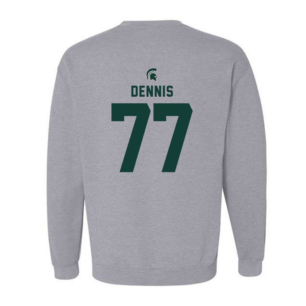 Michigan State - NCAA Football : Andrew Dennis - Generic Shersey Crewneck Sweatshirt