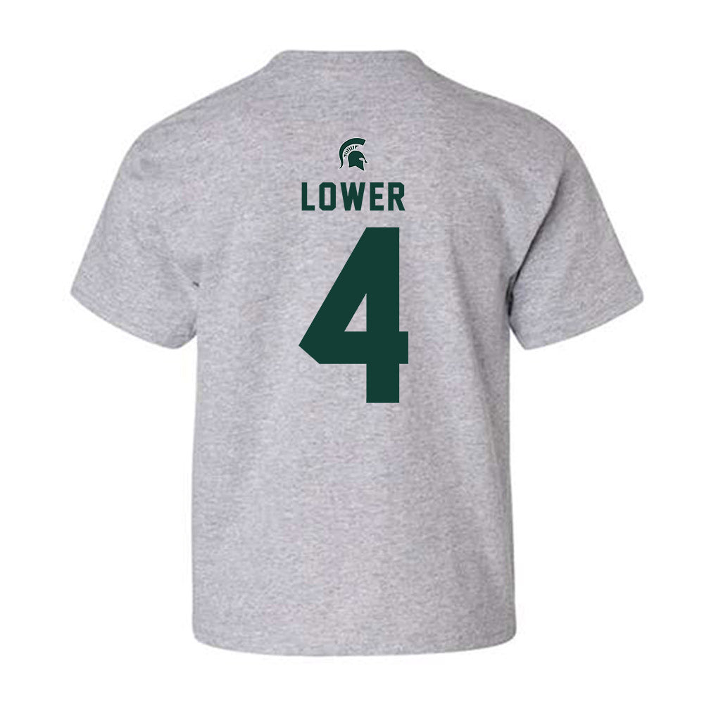 Michigan State - NCAA Softball : Natalie Lower - Generic Shersey Youth T-Shirt-1