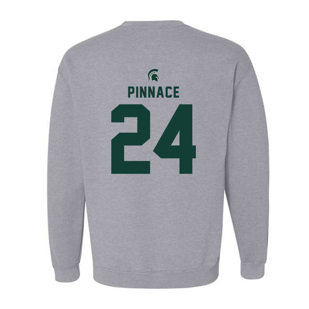Michigan State - NCAA Football : Wilfred Pinnace - Generic Shersey Crewneck Sweatshirt-1