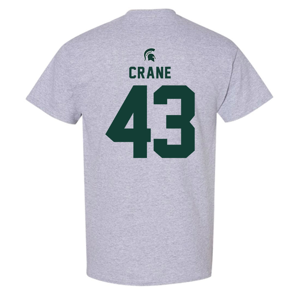 Michigan State - NCAA Baseball : Bobby Crane - Generic Shersey T-Shirt-1