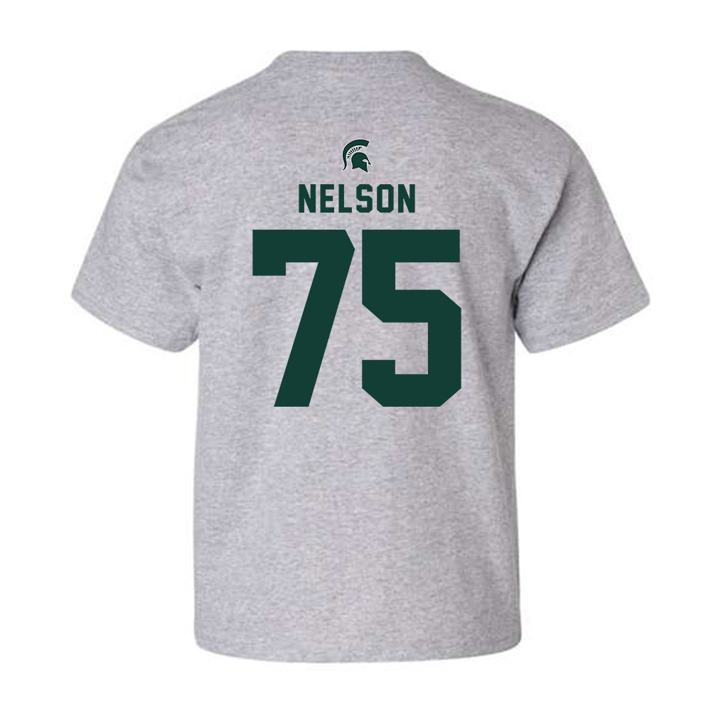 Michigan State - NCAA Football : Ben Nelson - Generic Shersey Youth T-Shirt
