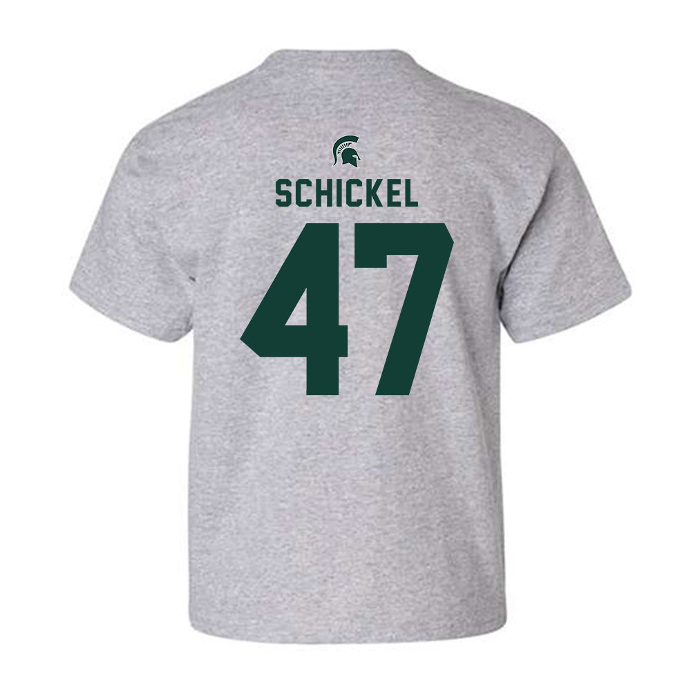 Michigan State - NCAA Football : Kaden Schickel - Generic Shersey Youth T-Shirt-1
