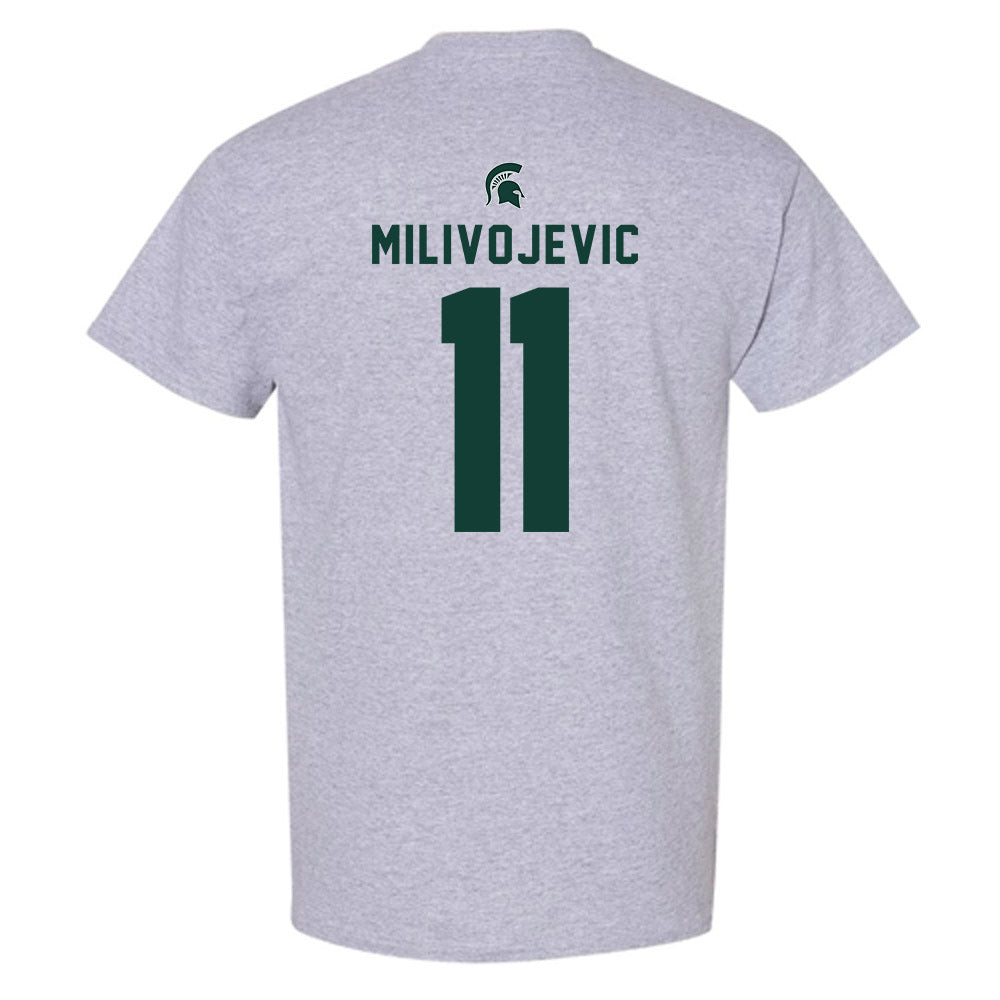 Michigan State - NCAA Football : Alessio Milivojevic - Generic Shersey T-Shirt-1