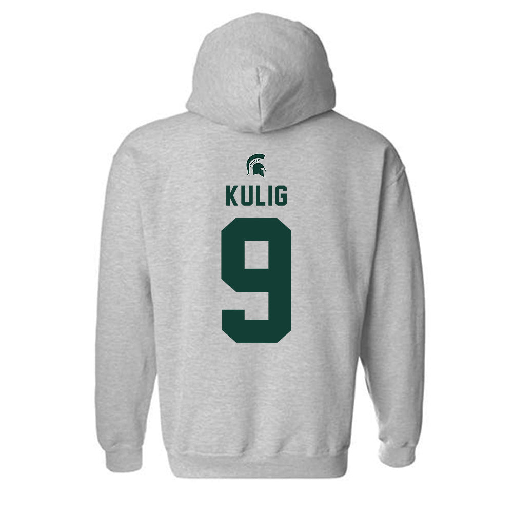 Michigan State - NCAA Women's Volleyball : Zuzanna Kulig - Generic Shersey Hooded Sweatshirt-1
