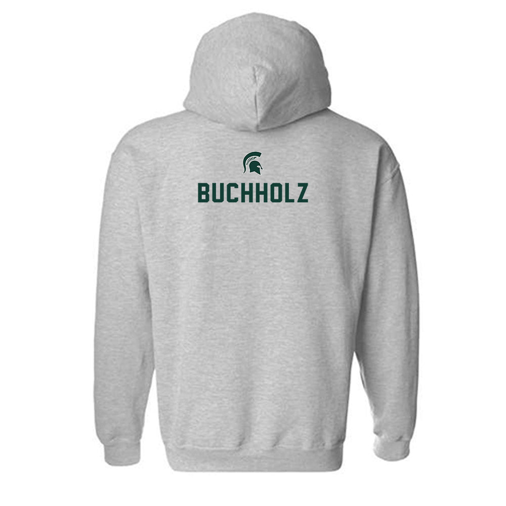 Michigan State - NCAA Women's Rowing : Ava Buchholz - Generic Shersey Hooded Sweatshirt-1