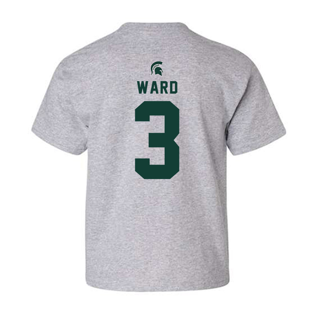 Michigan State - NCAA Men's Basketball : Cam Ward - Generic Shersey Youth T-Shirt-1