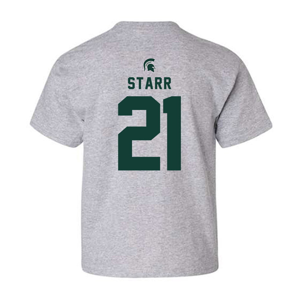 Michigan State - NCAA Softball : Alex Starr - Generic Shersey Youth T-Shirt-1