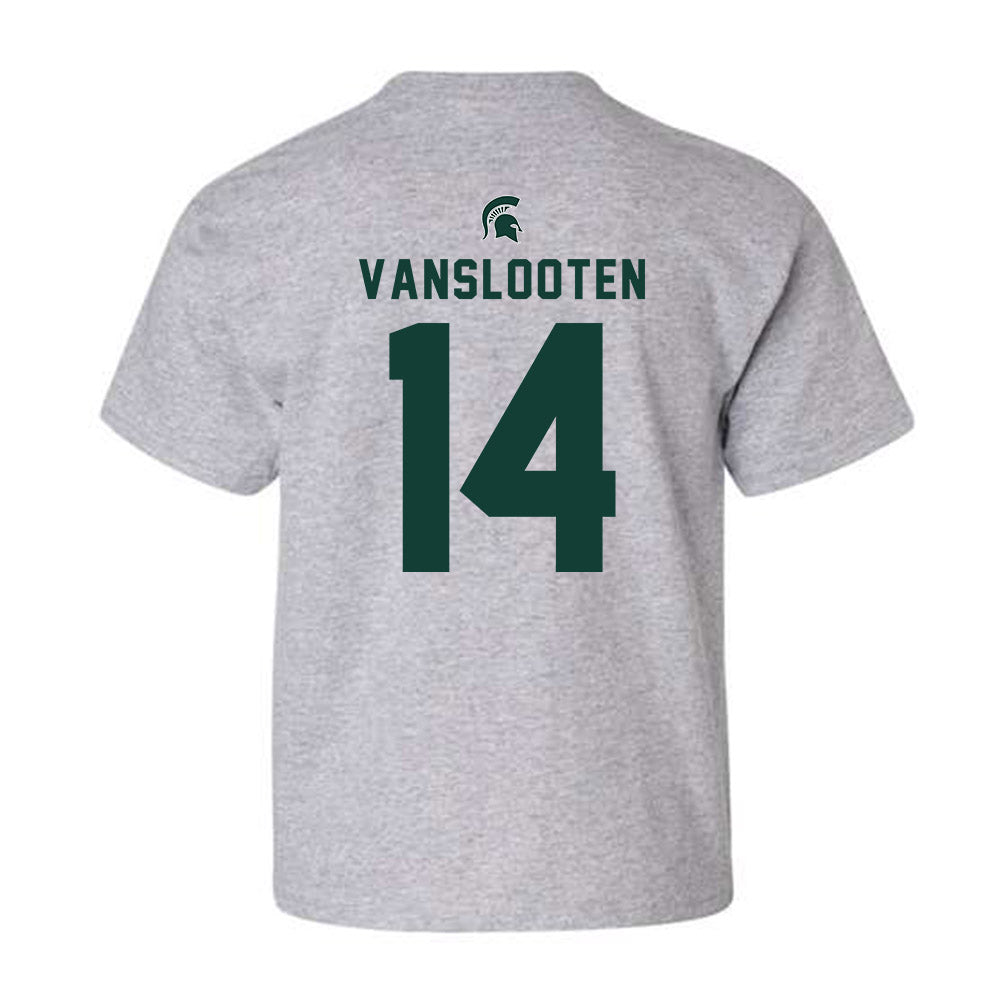 Michigan State - NCAA Women's Basketball : Grace VanSlooten - Generic Shersey Youth T-Shirt