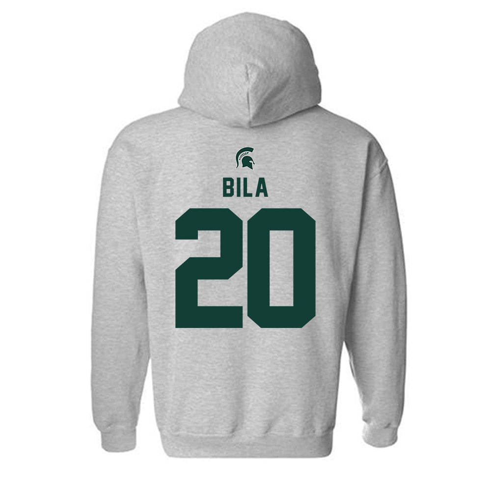 Michigan State - NCAA Softball : Hailey Bila - Generic Shersey Hooded Sweatshirt-1