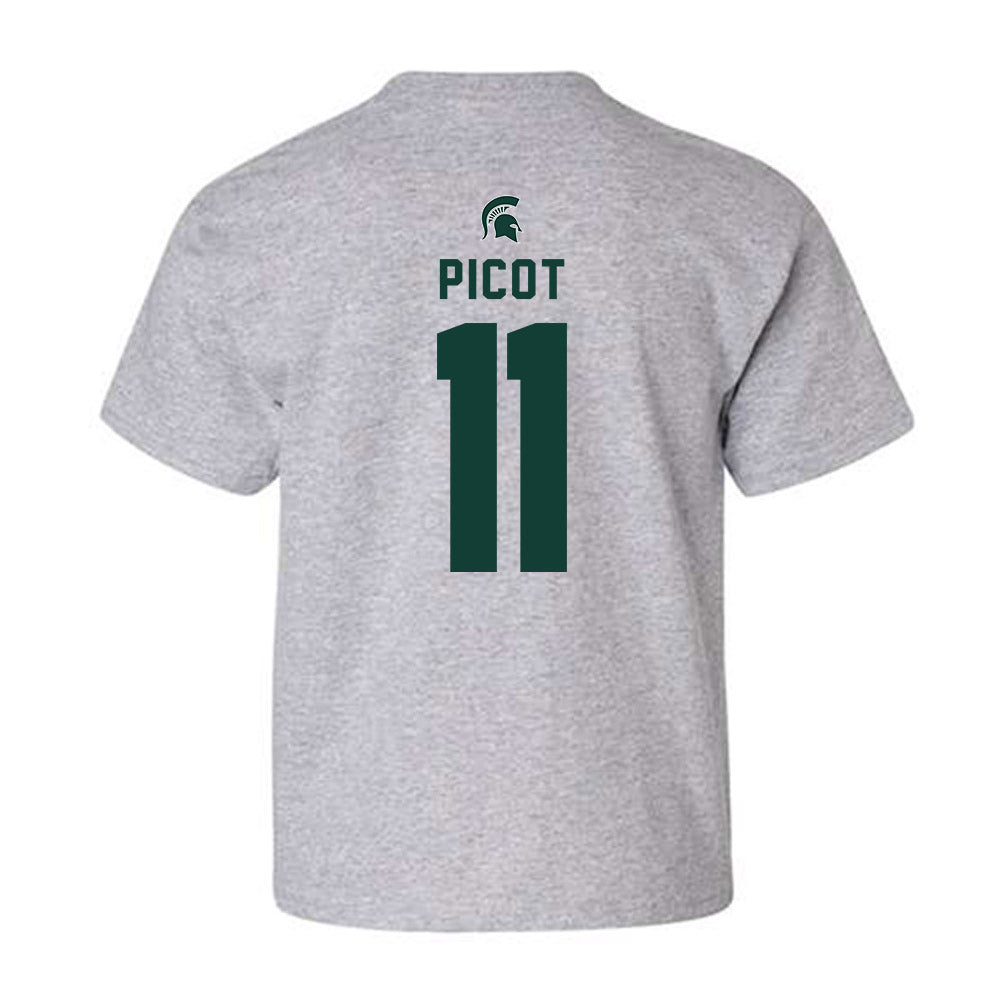 Michigan State - NCAA Baseball : Parker Picot - Generic Shersey Youth T-Shirt-1