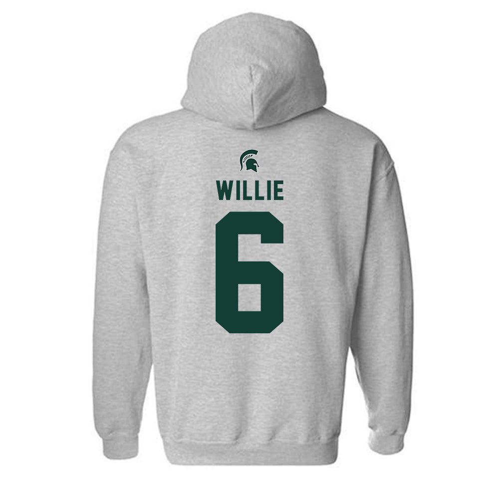 Michigan State - NCAA Football : Ade Willie - Generic Shersey Hooded Sweatshirt