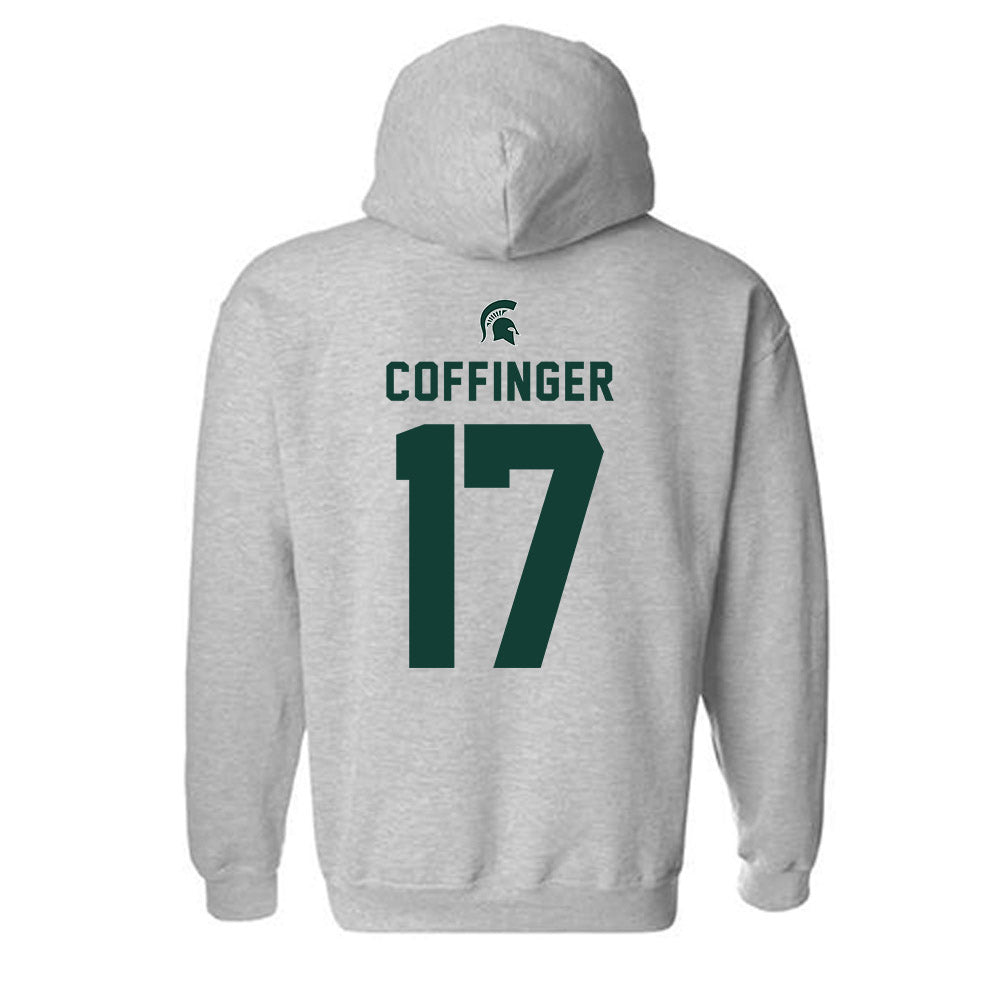 Michigan State - NCAA Softball : Ava Coffinger - Generic Shersey Hooded Sweatshirt-1