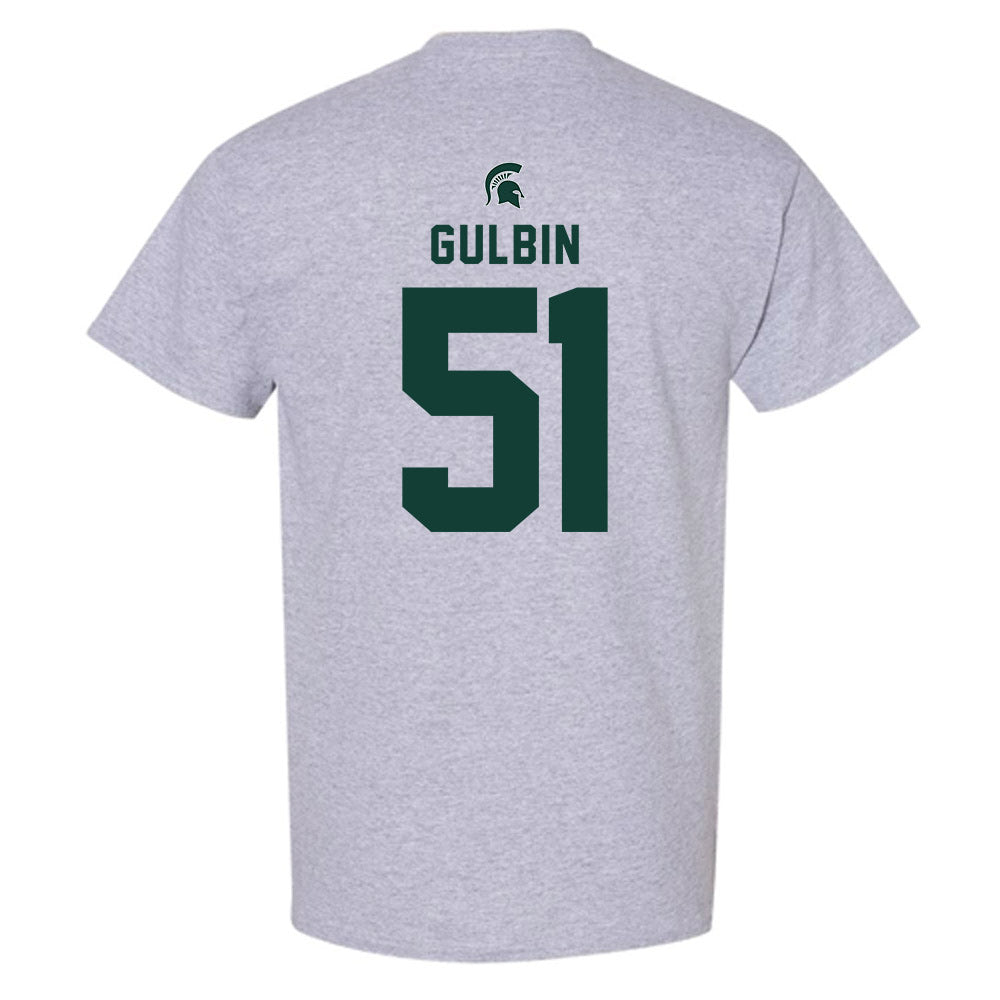 Michigan State - NCAA Football : Matthew Gulbin - Generic Shersey T-Shirt-1