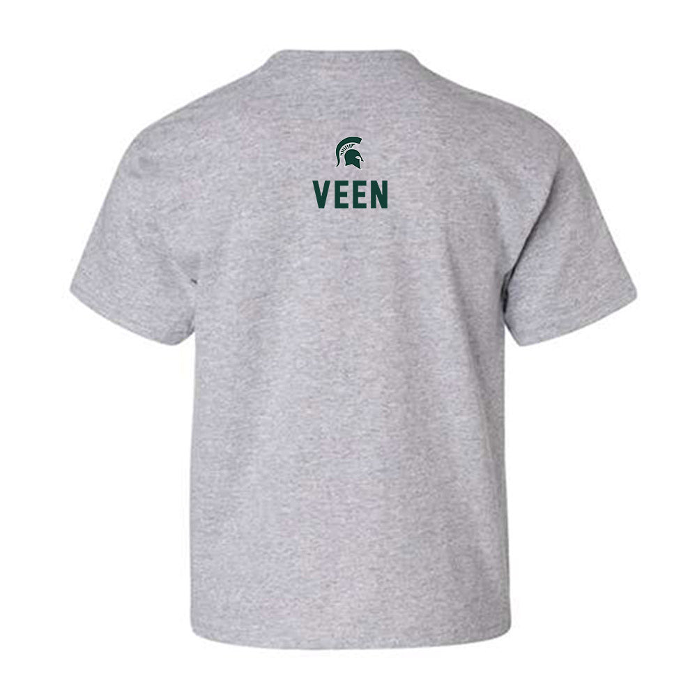 Michigan State - NCAA Women's Track & Field : Makenna Veen - Generic Shersey Youth T-Shirt-1