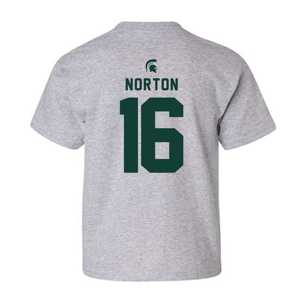 Michigan State - NCAA Women's Volleyball : Kalea Norton - Generic Shersey Youth T-Shirt-1