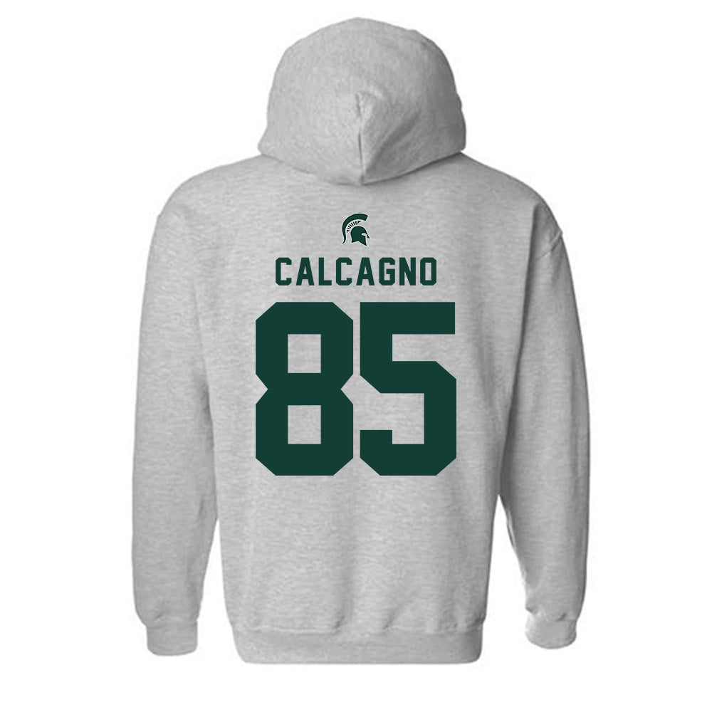 Michigan State - NCAA Football : Grant Calcagno - Generic Shersey Hooded Sweatshirt
